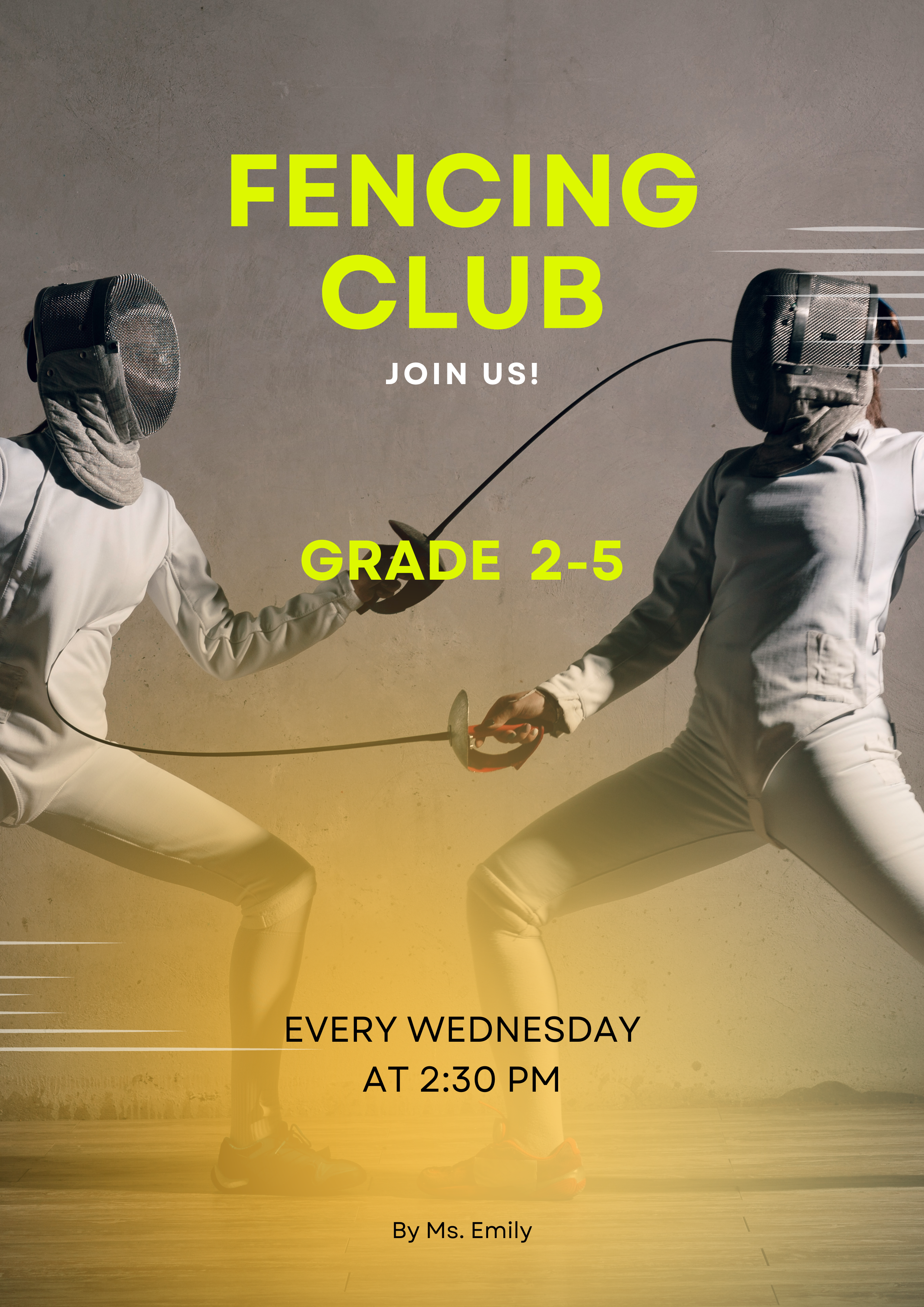 23-24 1st Semester Fencing Club