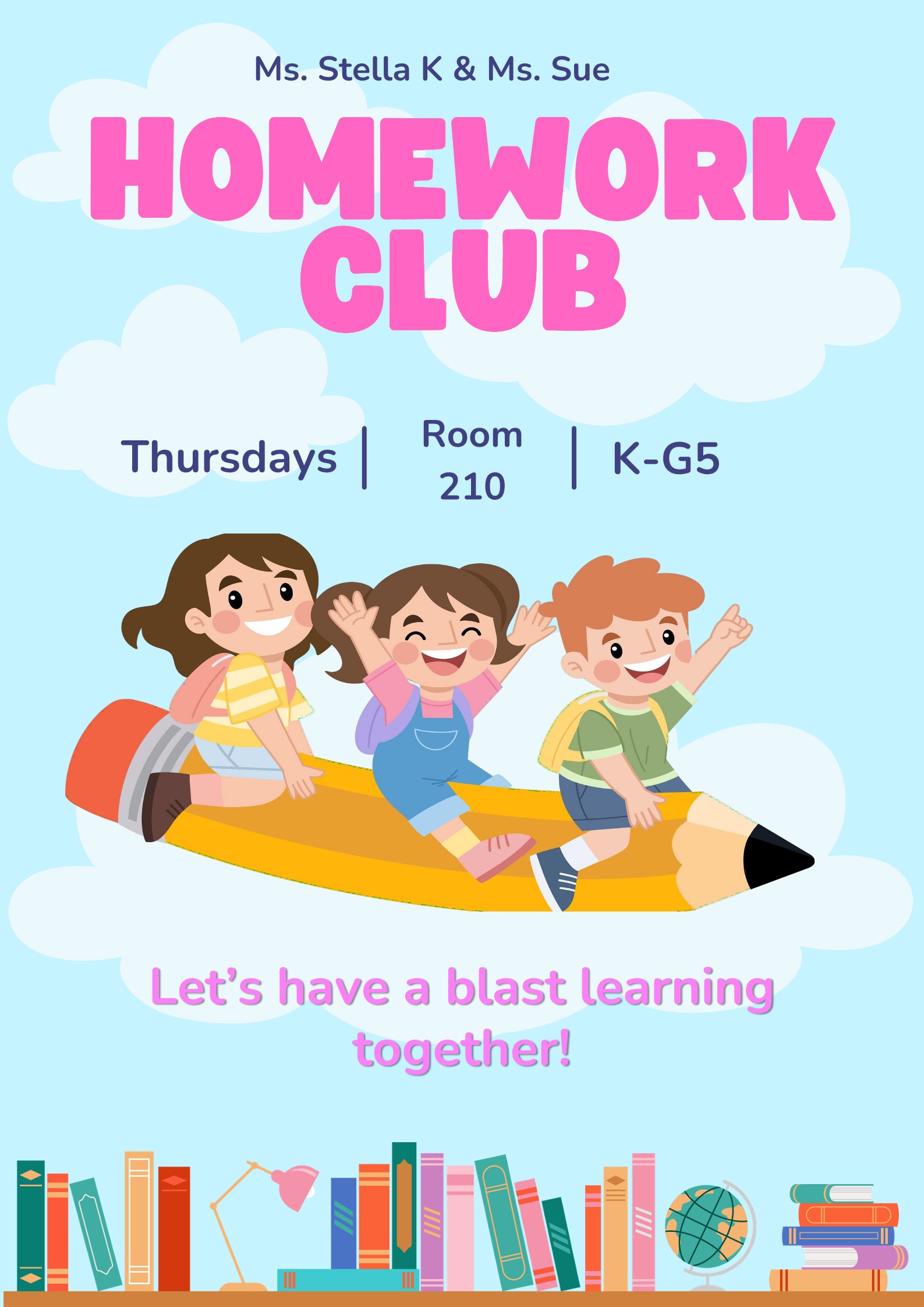 23-24 2nd Semester Homework Club